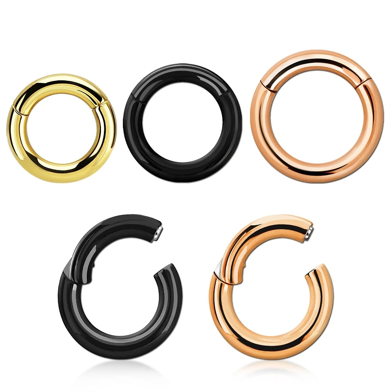 8g Surgical Steel Hinged Hoop