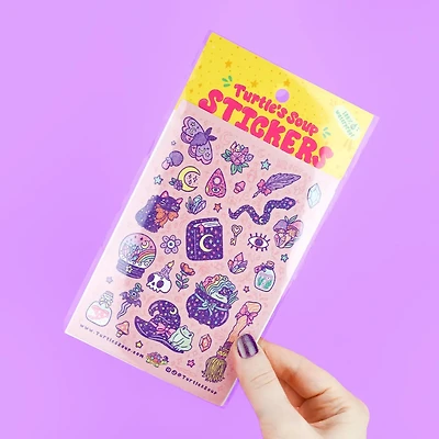 Witch Vinyl Sticker Sheet