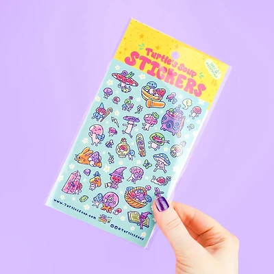 Magic Mushrooms Vinyl Sticker Sheet