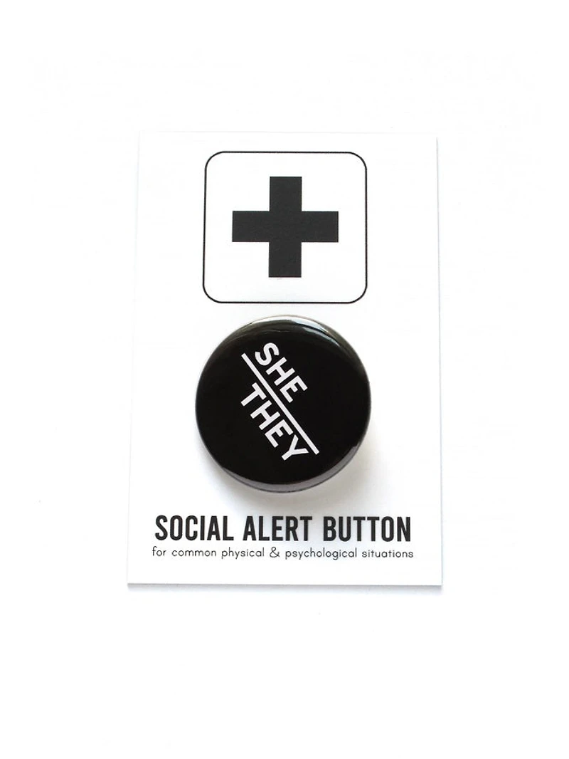 She/They Button