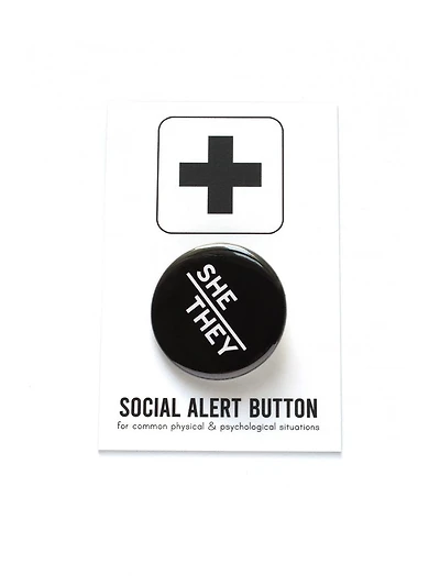 She/They Button