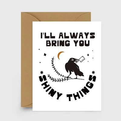 Shiny Things - Crow - Card