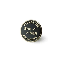 She / Her Pronoun Pin