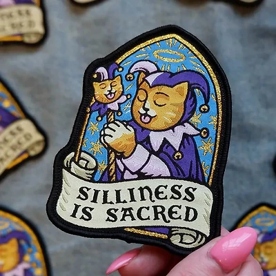 Silliness Is Sacred - Woven Patch