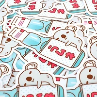 Koala And Ramune Soda Sticker
