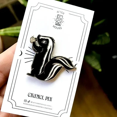 Skunk Hard Enamel Pin
