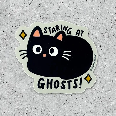 Staring At Ghosts Sticker