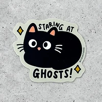 Staring At Ghosts Sticker