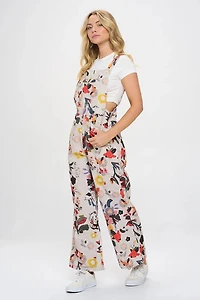 Bird Print Overall Grey