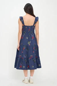 Veggie Garden Embroidered Dress