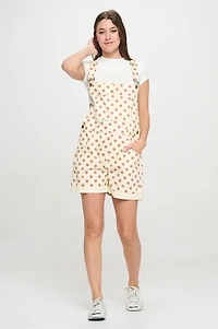Retro Polka Dot Shortalls