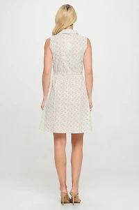 Cat Faces Print Dress