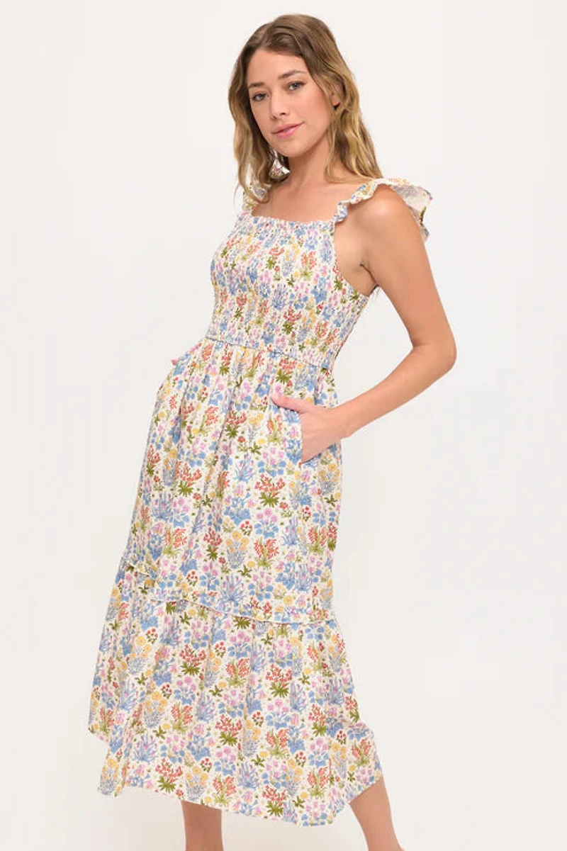 Wildflower Garden Print Dress