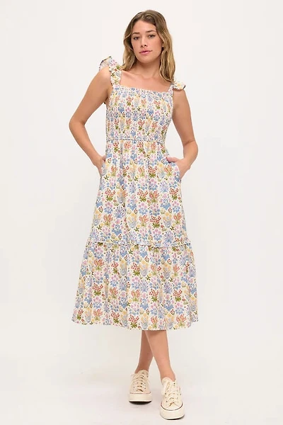 Wildflower Garden Print Dress