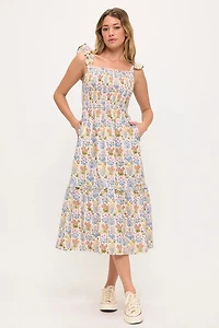 Wildflower Garden Print Dress