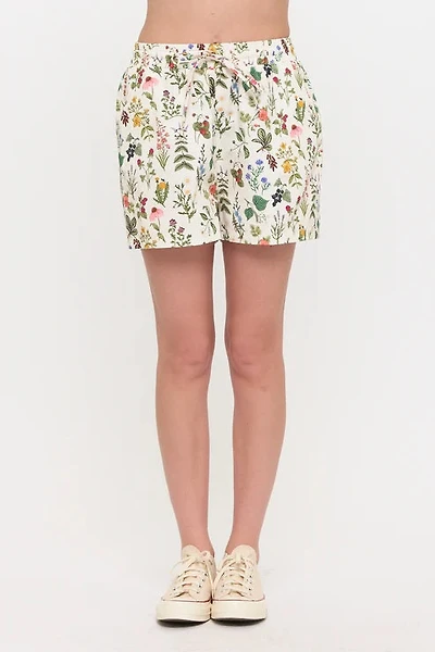 Floral Garden Print Shorts
