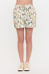 Floral Garden Print Shorts