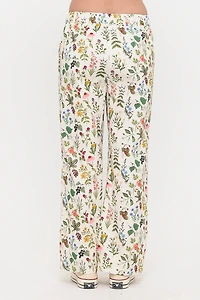 Floral Garden Print Pants