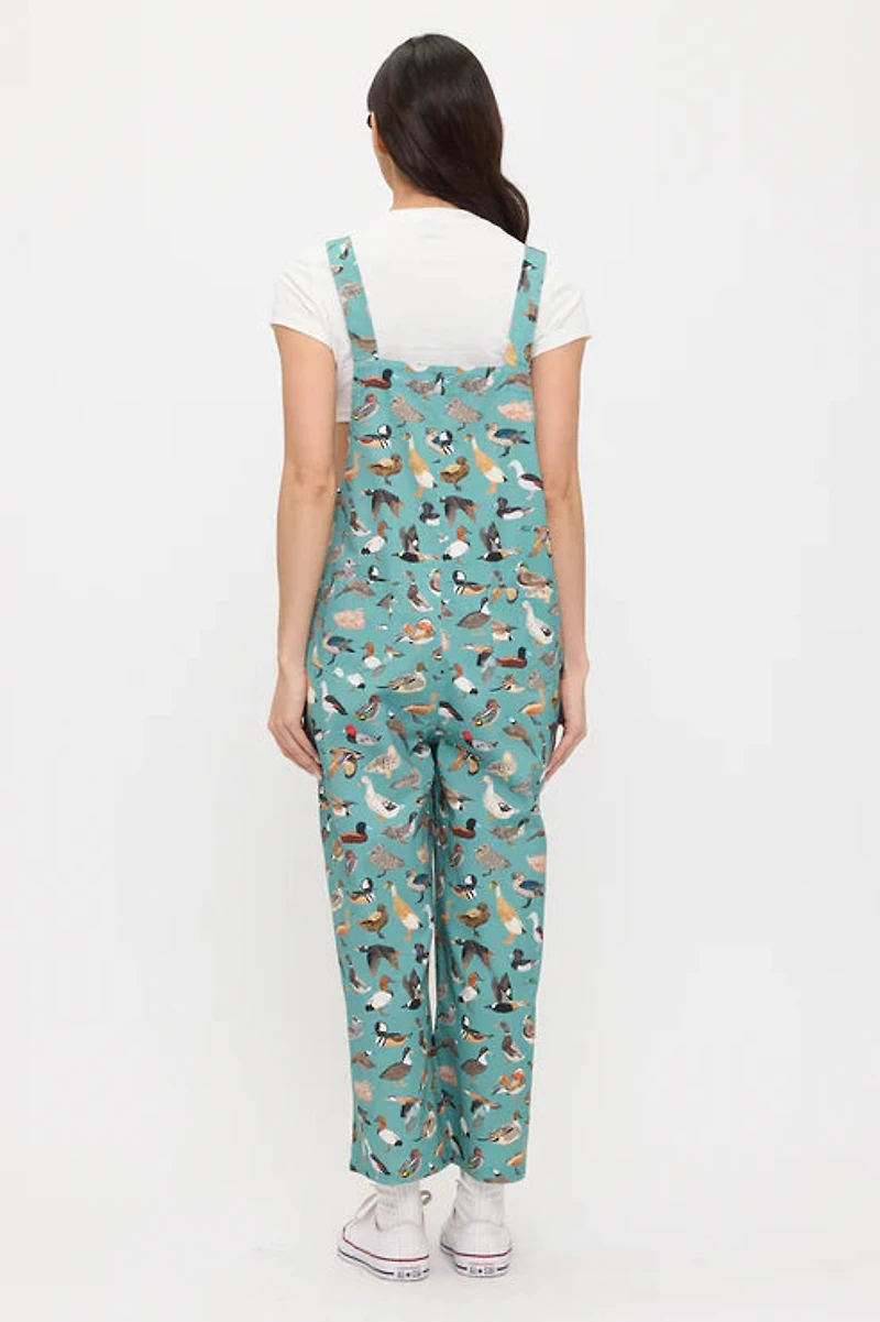 Colourful Ducks Pond Print Overalls