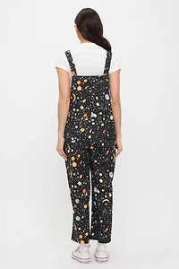 Cosmic Galaxy Print Overalls