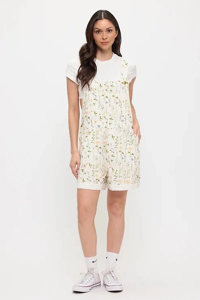 Spring Wildflowers Print Shortalls