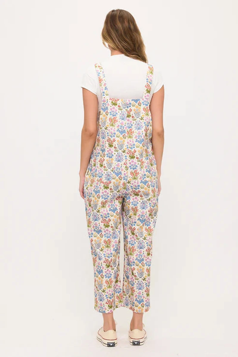 Wildlflowers Garden Print Overalls