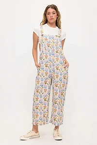 Wildlflowers Garden Print Overalls