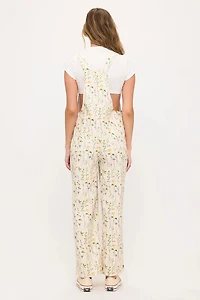 Spring Wildflowers Print Overalls