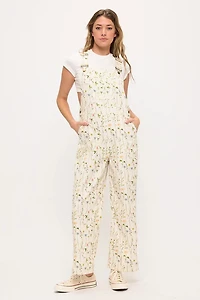 Spring Wildflowers Print Overalls