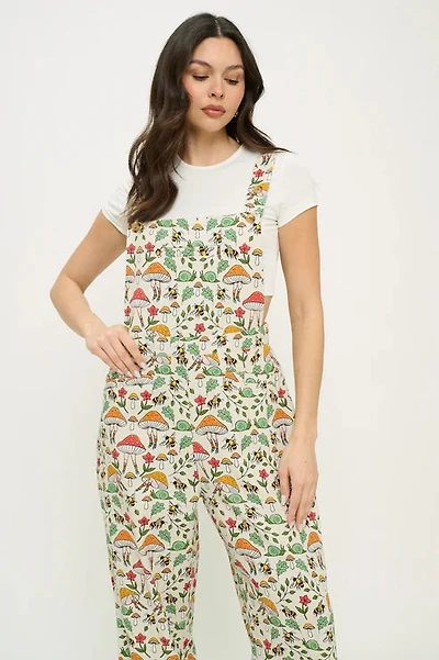Mushrooms Wonderland Overalls