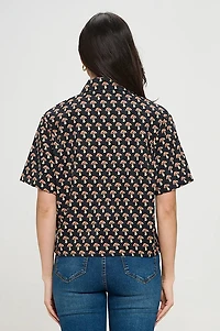 All Over Mushroom Print Shirt