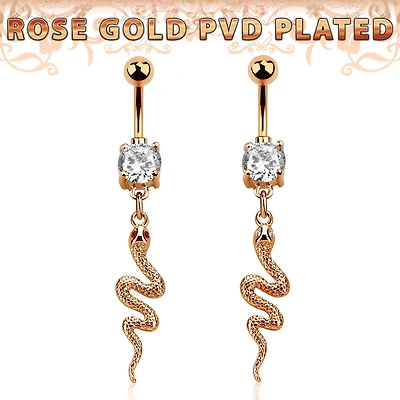 SNAKE DANGLE NAVEL