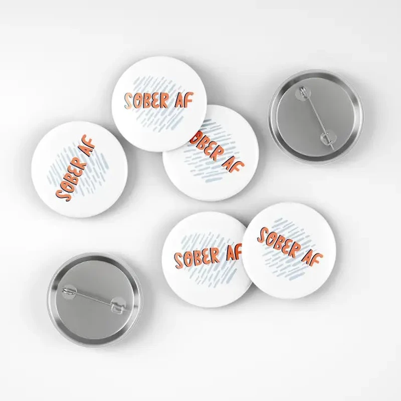 SOBER AF PIN