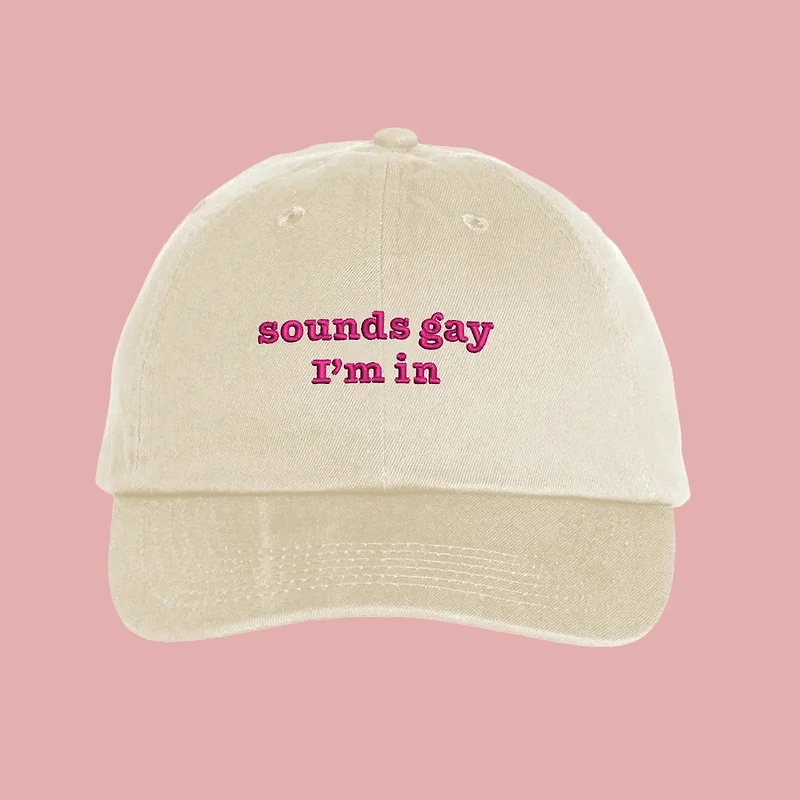 Sounds Gay Cream Chino Cap