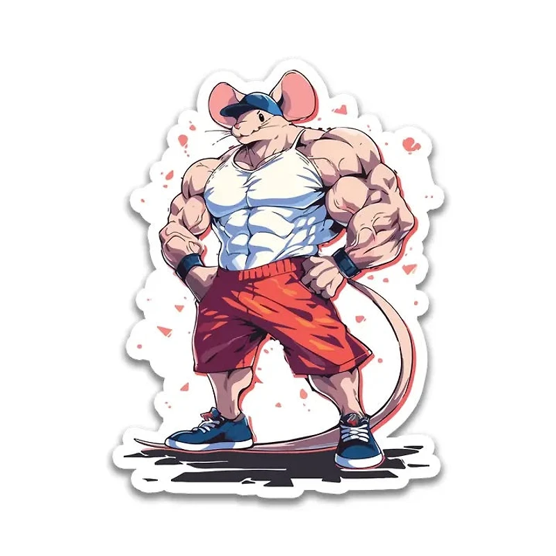 GYM RAT STICKER