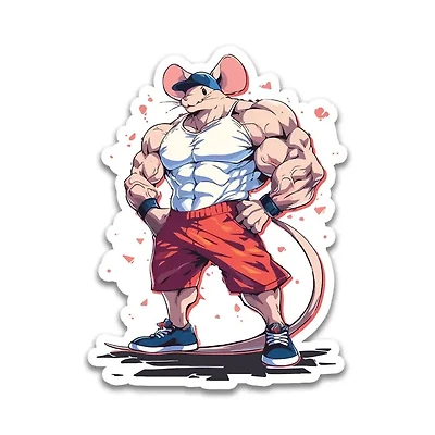 GYM RAT STICKER