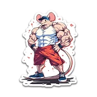 GYM RAT STICKER