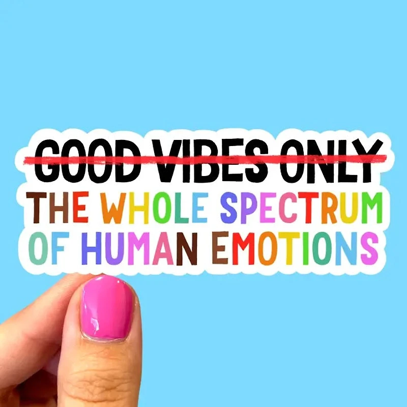 The Whole Spectrum of Emotions Sticker