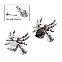 Spider With Prong Gem Labret