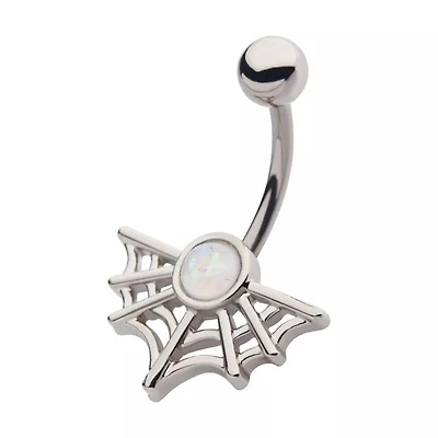Spiderweb Foil Opal Navel