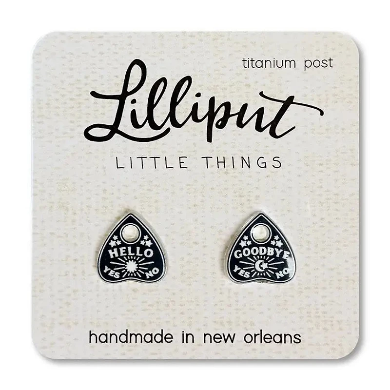 Pendientes de planchette espeluznantes