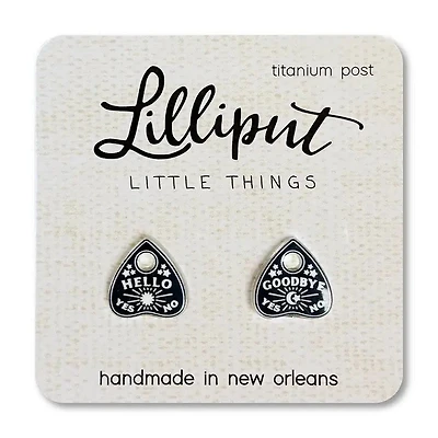 Pendientes de planchette espeluznantes
