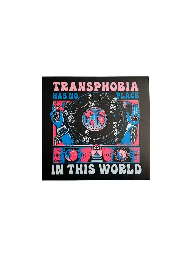 Transphobia Has No Place Sticker