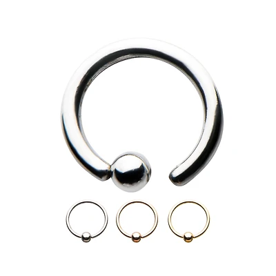 20G Seamless Hoop With Ball