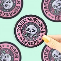 Dark Romance Reader Bookish Holo Vinyl Sticker