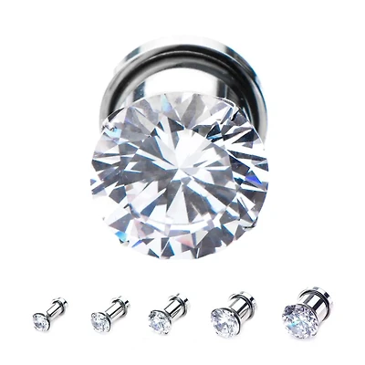 Prong Jewel Front Steel Machine Head 8g - 2g