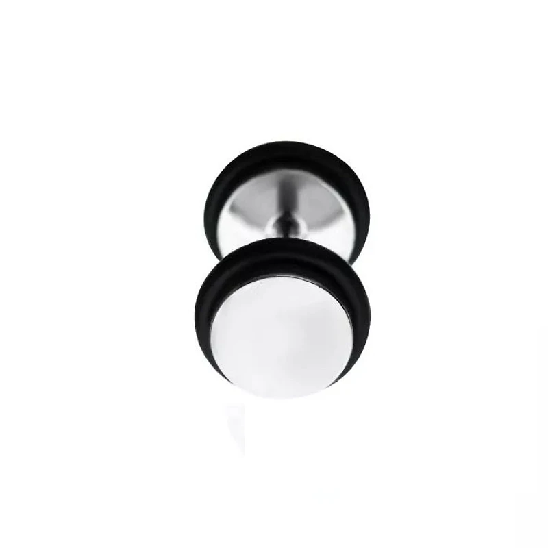Fake 0g+ Plug With O-Rings 16g Post