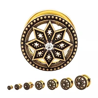 Pointed Flower With Gem