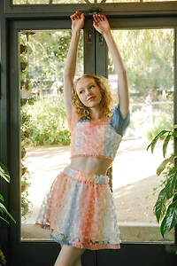 Multi Floral Skirt
