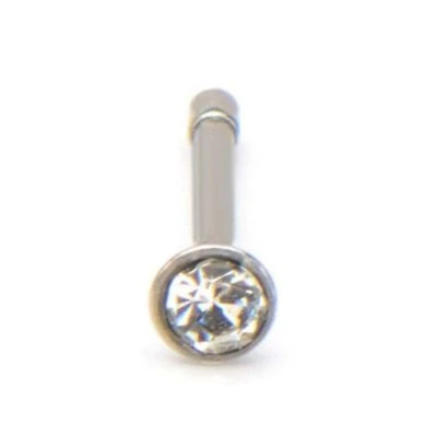 22g Bez Set 1.5mm Clear Gem Bone